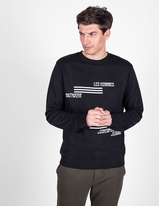 Les Hommes Sudadera Hombre Negro - Image 3
