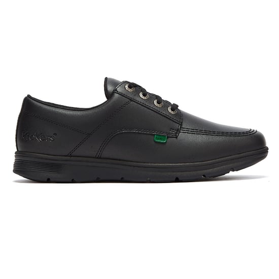 Kickers Kelland Lace Lo Black Leather Shoes - Image 5