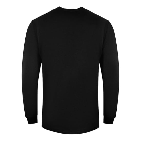 Cavalli Class Large Bold Logo Design Black Sweatshirt