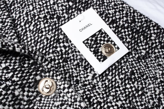 Wool tweed sequinned coat - Image 6
