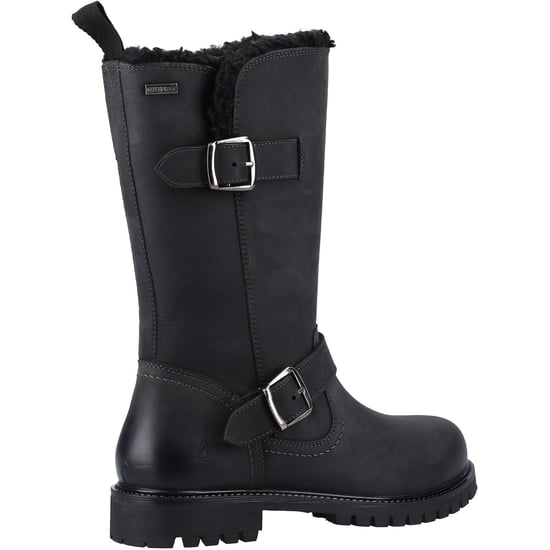 Hush Puppies Winnie Leather Women's Black Boots - Image 2
