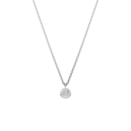 Swarovski 'Meteora' Women's Base Metal Necklace - Silver 5684244 - Image 3