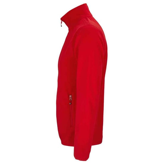 SOLS Mens Factor Zipped Fleece Jacket (Red) - Image 3