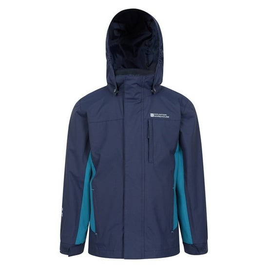 Mountain Warehouse Childrens/Kids Cannonball 3 in 1 Waterproof Jacket (Blue) - Image 1