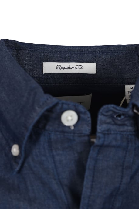 Gant Long Sleeved Shirt Dark Indigo