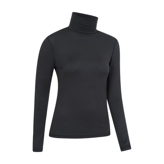 Mountain Warehouse Womens/Ladies Keep The Heat Isotherm Roll Neck Base Layer Top (Black) - Image 4