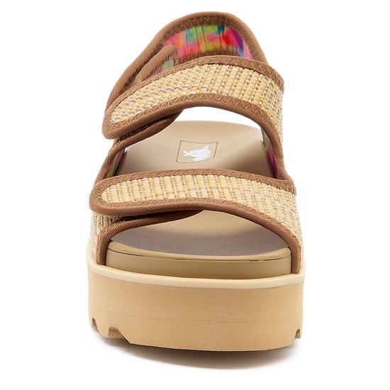 Rocket Dog Balmy Raffia Textile Women's Natural Sandals - Image 3