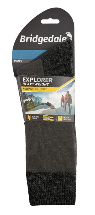Bridgedale - Calcetines de lana merino para hombre - Antracita - Image 2
