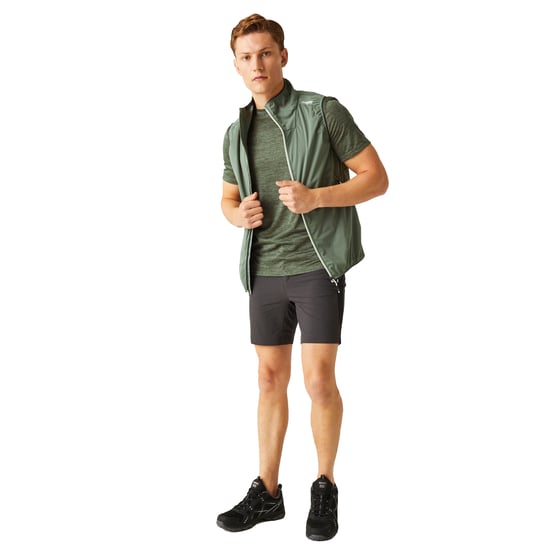 Regatta Mens Lankin VI Softshell Gilet (Agave Green/Citron Lime) - Image 4
