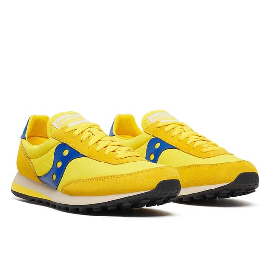 Saucony Trainer 80 Yellow/Blue Trainers - Image 1