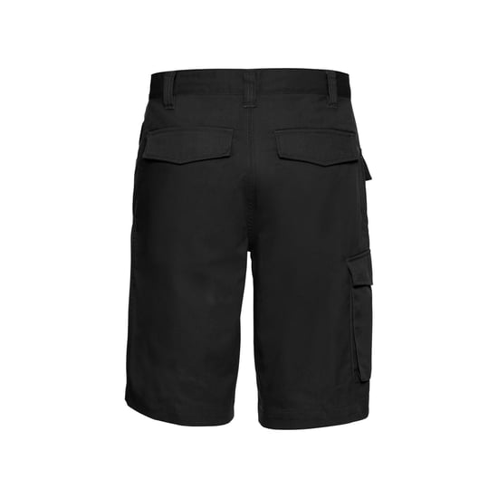 Russell Mens Polycotton Work Shorts (Black) - Image 2