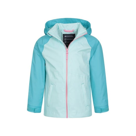 Mountain Warehouse Childrens/Kids Torrent II Waterproof Jacket (Pale Blue) - Image 5