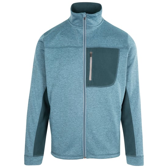 Trespass Mens Radnage Marl AT200 Fleece Jacket (Blue/Grey) - Image 1