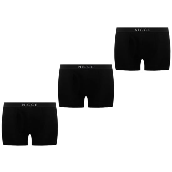 Nicce 3-Pack Cubar Mens Black Boxer Shorts - Image 1