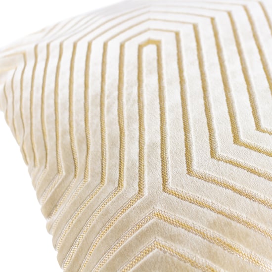 Funda de Cojín de Terciopelo Cortado Geométrico Paoletti Evoke - Image 4