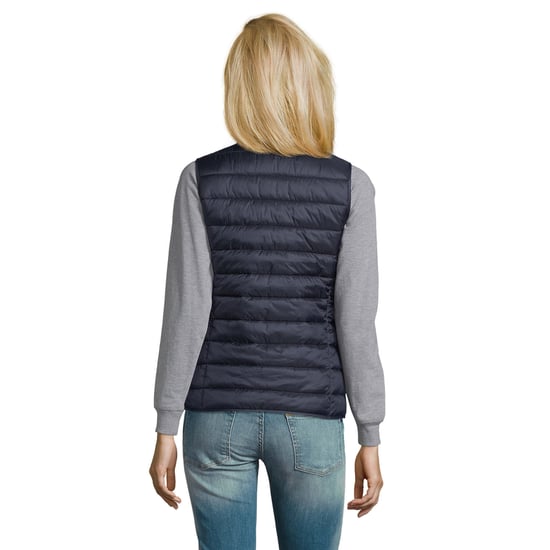 SOLS Womens/Ladies Wave Lightweight Body Warmer (Navy) - Image 2