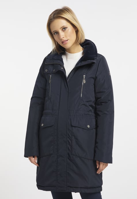 Dreimaster Winter jacket women marine - Image 3