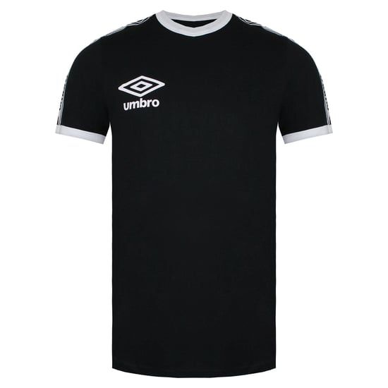 Camiseta Umbro Ringer Hombre Negra/Blanca - Image 1