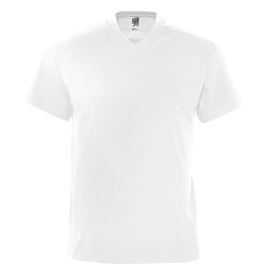 SOLS Mens Victory V Neck Short Sleeve T-Shirt (White) - Image 1