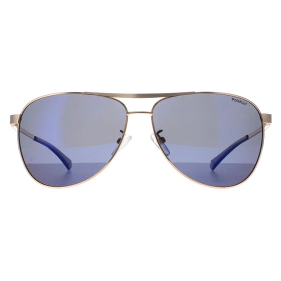 Polaroid Aviator Mens Gold Blue Mirror Polarized PLD 2160/G/S/X
