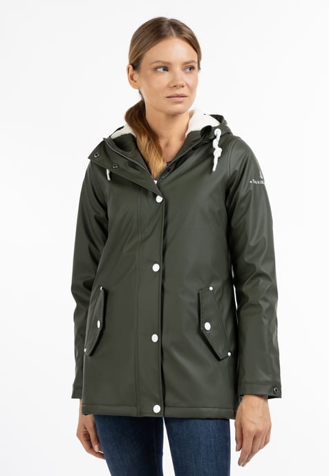 DreiMaster Maritim rain jacket with woven fur lining drymaster - Image 2