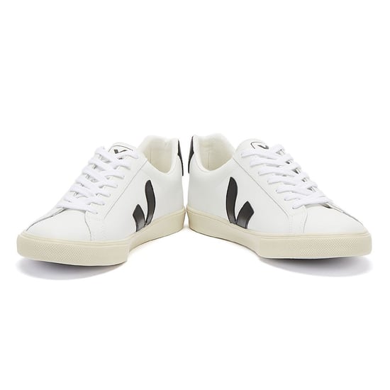 Veja Esplar Cuero Zapatillas Mujer - (Blanco Extra / Negro) - Image 5