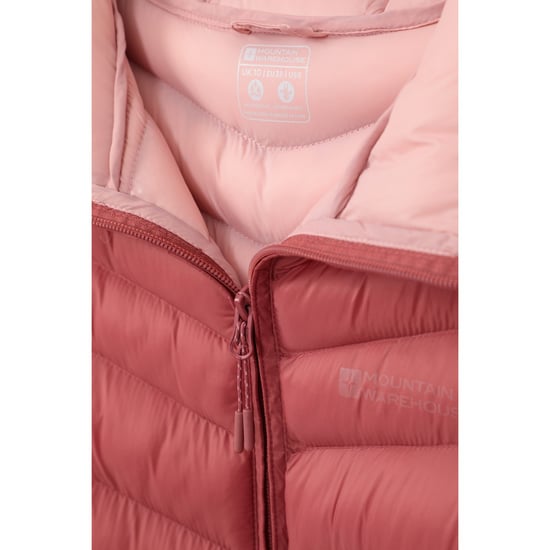 Mountain Warehouse Womens/Ladies Florence Long Padded Jacket (Rust) - Image 3