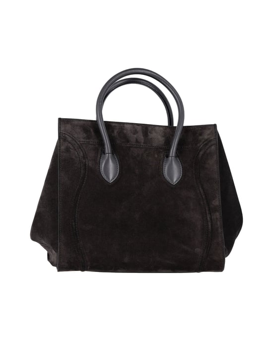 Celine Luggage Phantom Medium Bag in Black Suede - Image 1