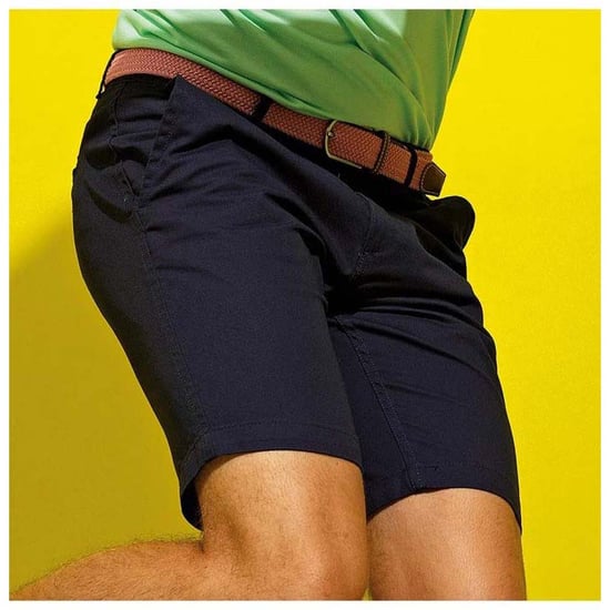 Asquith & Fox Mens Casual Chino Shorts (Navy) - Image 2