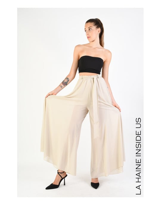 La Haine Inside Us Pantalones de mujer beige - Image 6