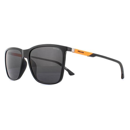 Police Sunglasses SPL716 Storm Light 1 0Z42 Shiny Black Smoke