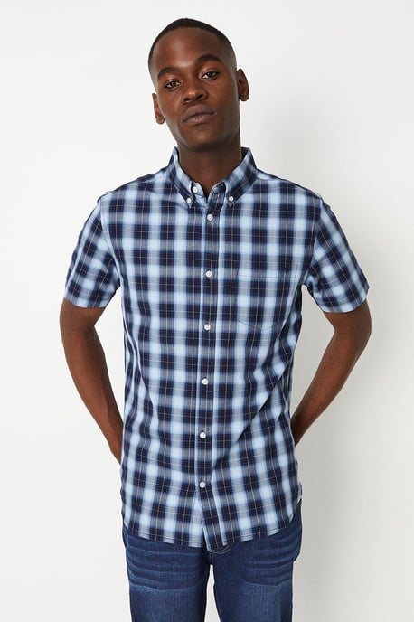Shadow Check Short Sleeve Shirt