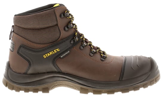 Stanley Mens Safety Boots Rchmond Leather Lace Up  brown