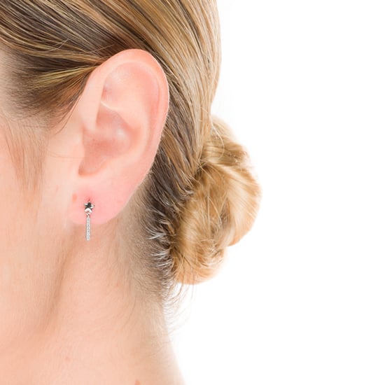 Pendientes Luxenter de Plata de Ley 925 con Circonita Brillante acabados en rodio - Nelan - Image 2