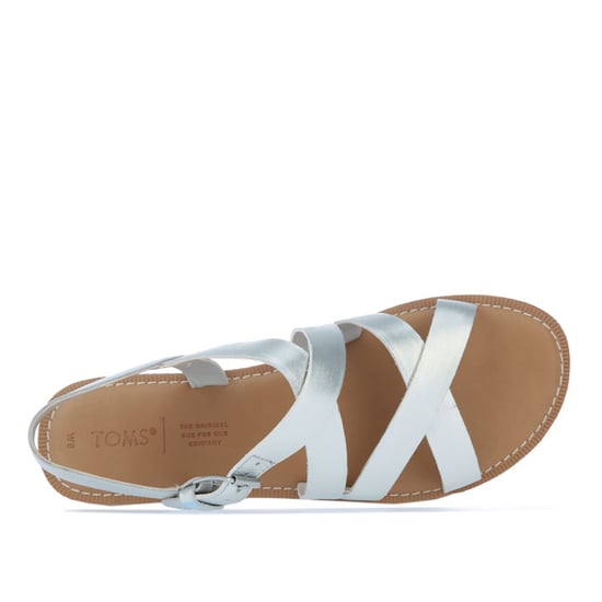 Women's Toms Sicily Sandals in Silver