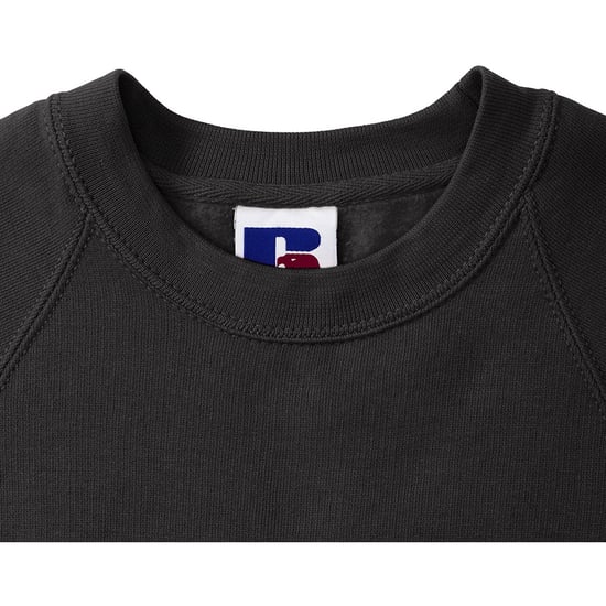Russell Classic Sweatshirt (Black) - Image 2