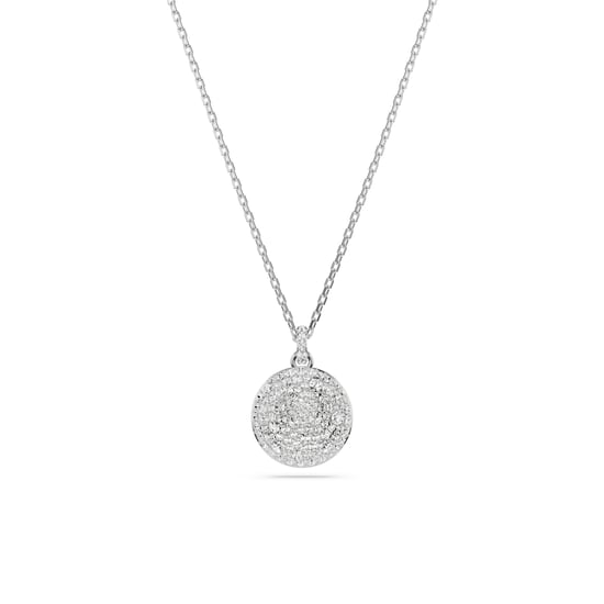 Swarovski 'Meteora' Women's Base Metal Necklace - Silver 5684244 - Image 4