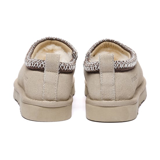 EVER AU Mujer Pantuflas De Piel - Wigeon - Image 5