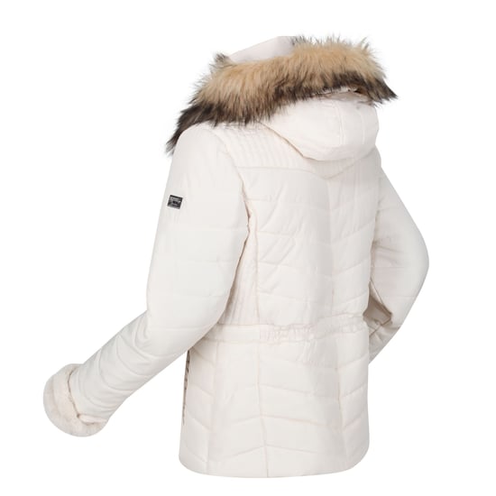 Regatta Womens/Ladies Winslow Rochelle Humes Padded Jacket (Light Vanilla) - Image 4