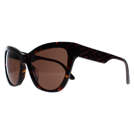 Versace Gafas de Sol Cat Eye para Mujeres Patrón Havana Marrón Oscuro VE4417U - Image 2
