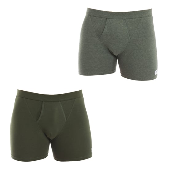 Pack of 2 Ocean organic cotton boxers, model A0AFT for men.