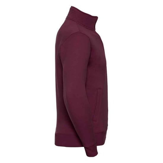 Russell Mens Authentic Sweat Jacket (Burgundy) - Image 3