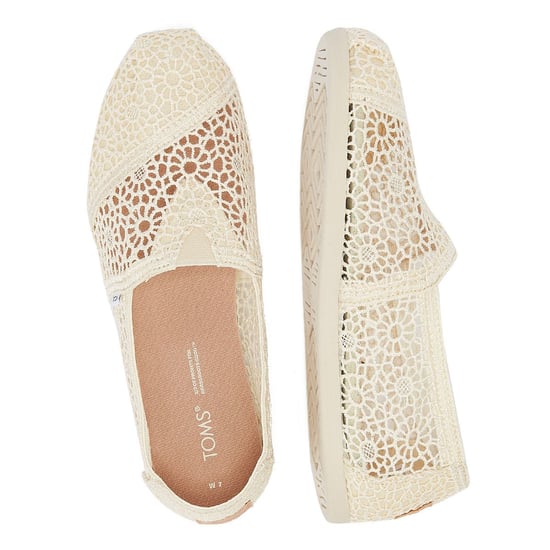 Toms Apargata Crochet Natural  Espadrilles Women's Beige Sandal - Image 6