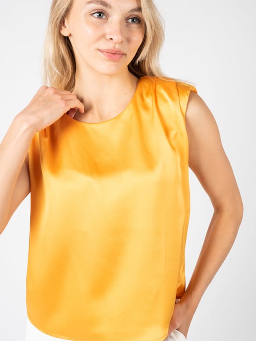 Pinko Blusa Barry de mujer naranja - Image 5