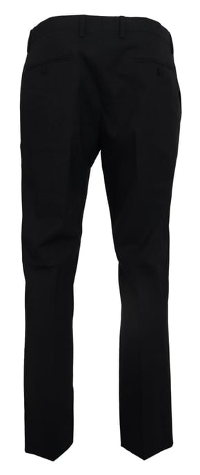 Pantalón Formal Slim Fit de Hombre en Lana Gris Stretch de Dolce & Gabbana - Image 3
