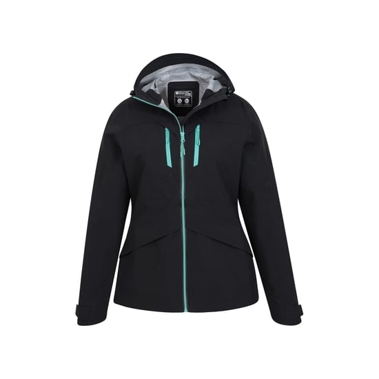Mountain Warehouse Womens/Ladies Rhine Extreme 3 Layer Waterproof Jacket (Black) - Image 5