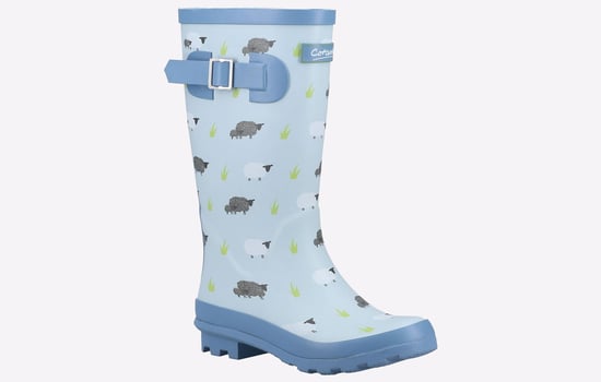 Cotswold Farmyard Memory Foam Wellington Junior - Image 2