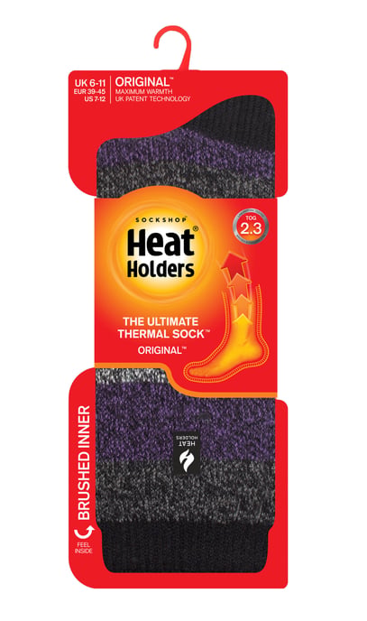Calentadores - Calcetines Térmicos Extra Gruesos para Hombre para el Invierno | Calcetines Aislantes de Forro Polar Cálido | Regalos para Hombre - Negro / Petróleo Medianoche (Milán) - Image 2