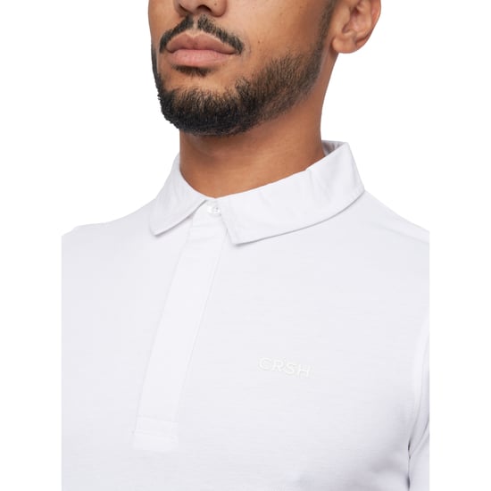 Crosshatch Mens Sullivan Polo Shirt (White) - Image 3
