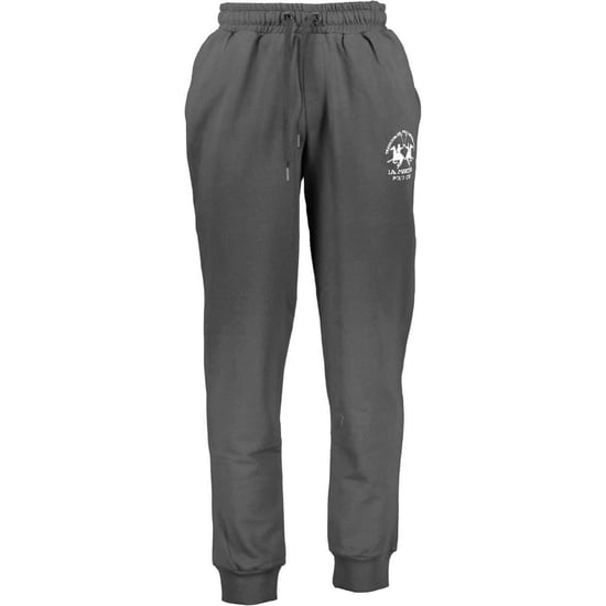 La Martina Men's Gray Cotton sweatpants - Image 1